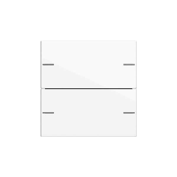 Gira Wippenset 2-fach Tastsensor Reinweiß 575203